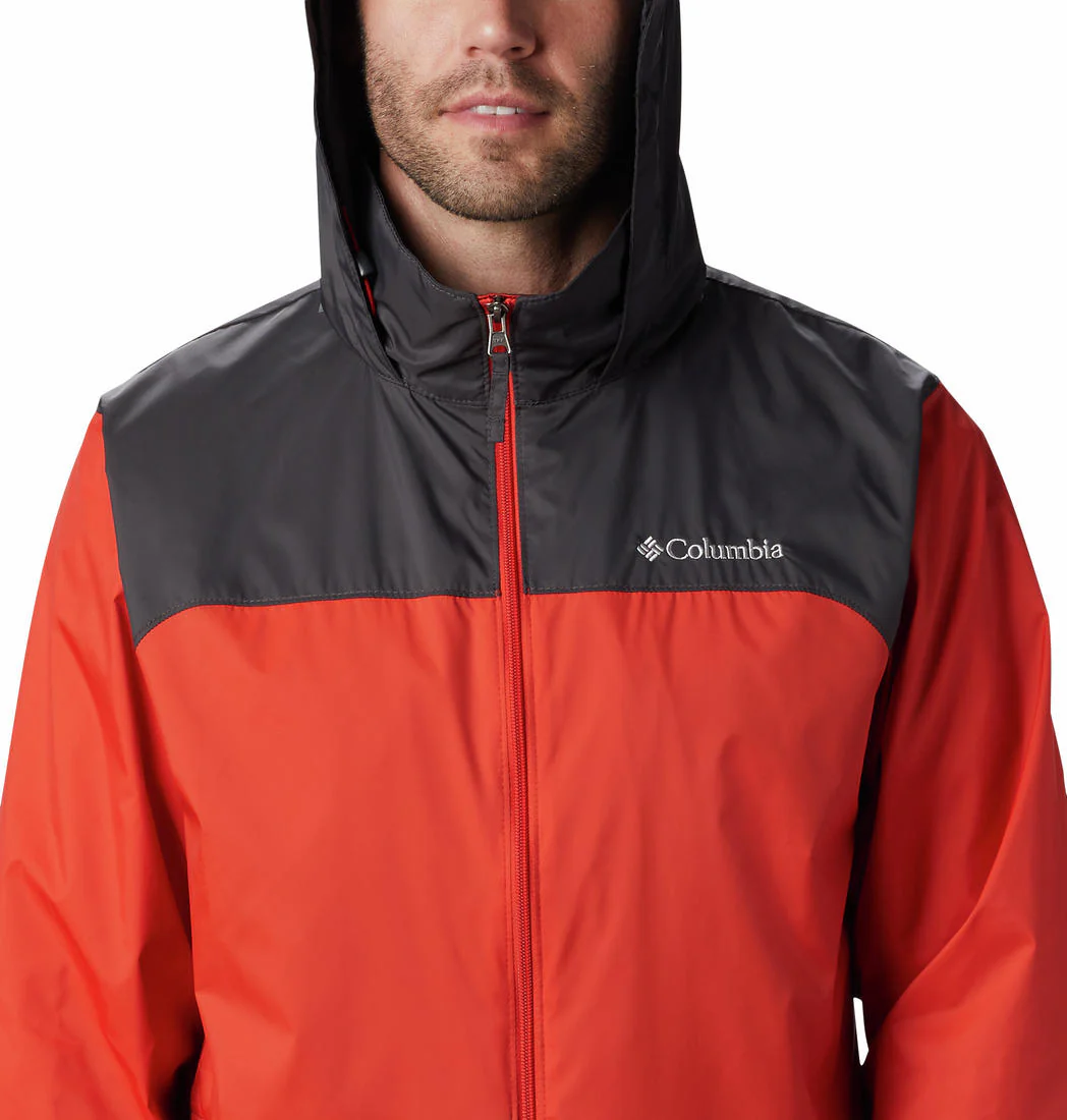 Columbia Men Orange Glennaker Lake Rain Jacket - Image 4