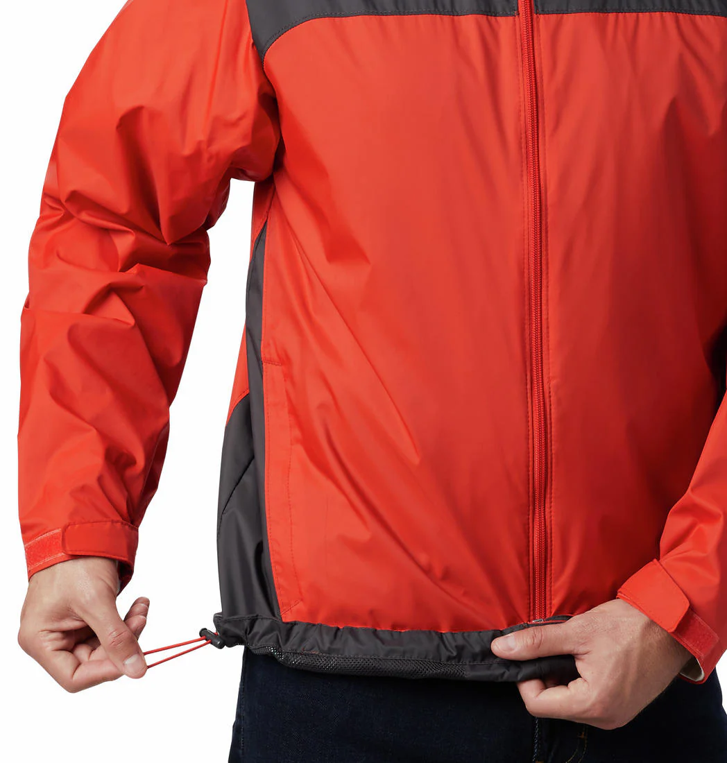 Columbia Men Orange Glennaker Lake Rain Jacket - Image 5
