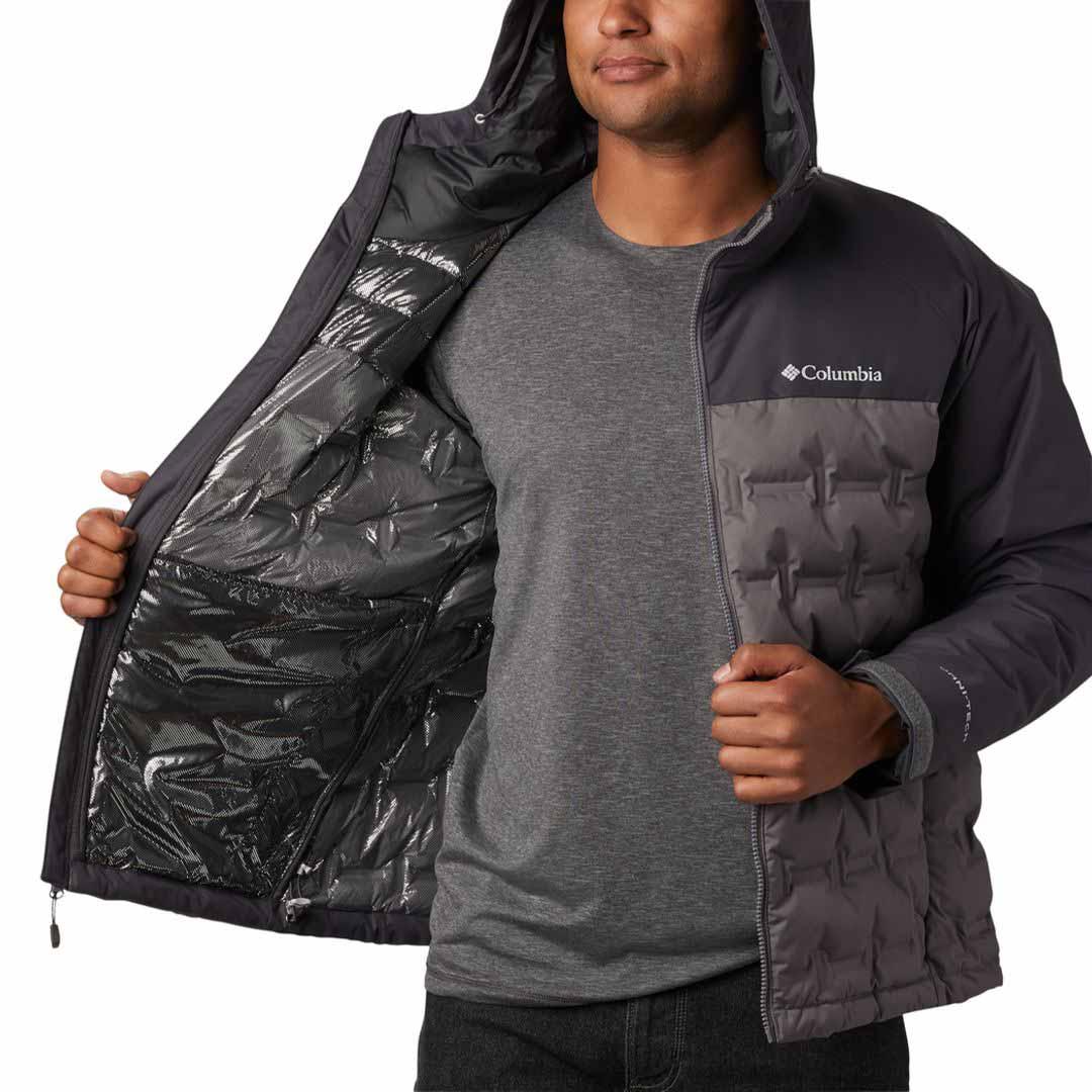 Columbia Men Grey Grand Trek Down Jacket - Image 4