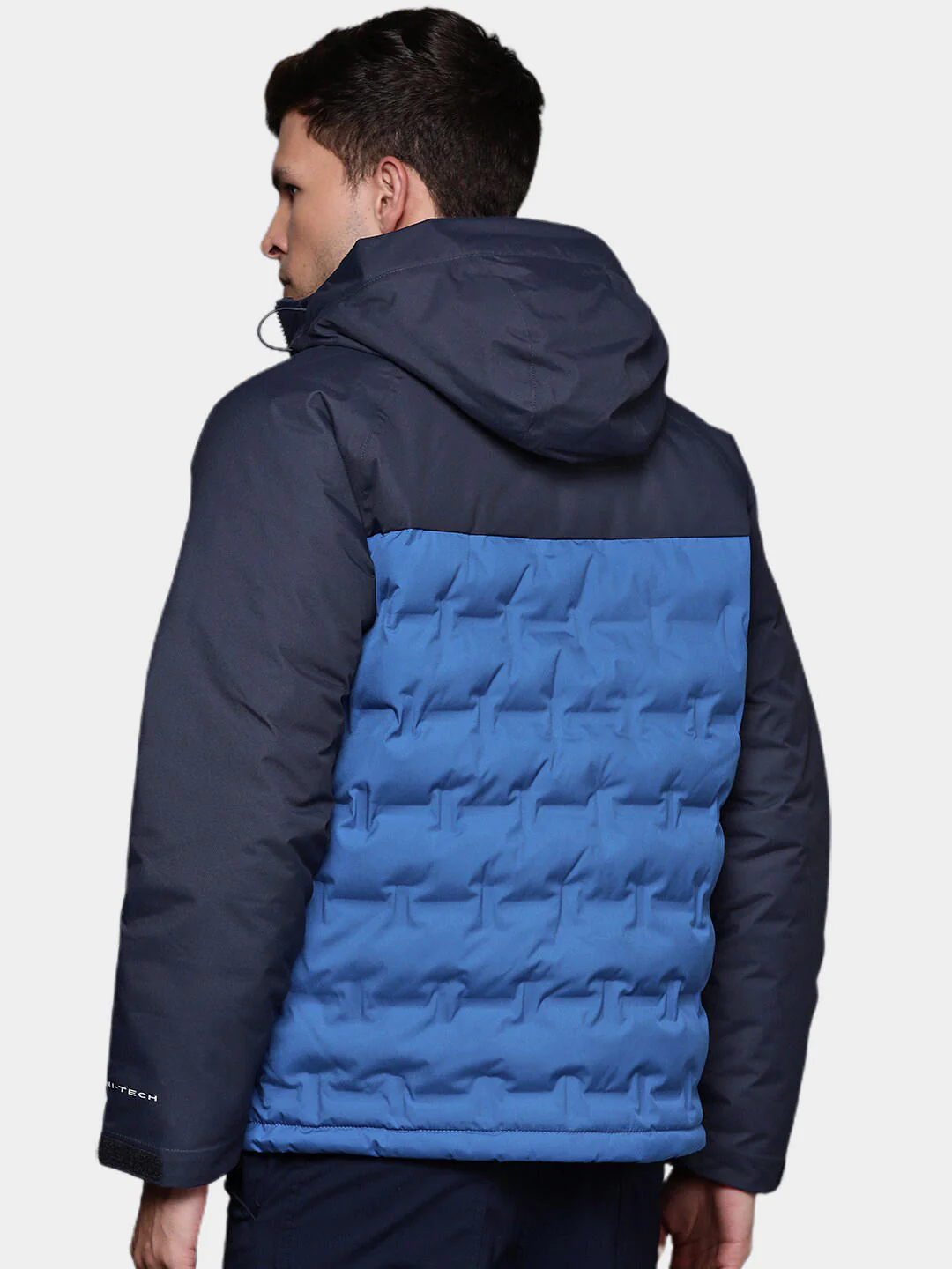 Columbia Men Blue Grand Trek II Down Hooded Jacket - Image 15