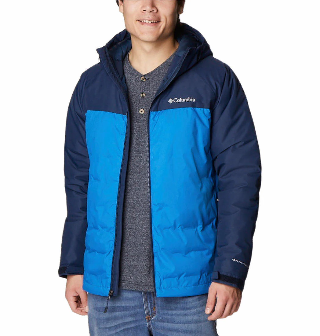 Columbia Men Blue Grand Trek II Down Hooded Jacket - Image 7