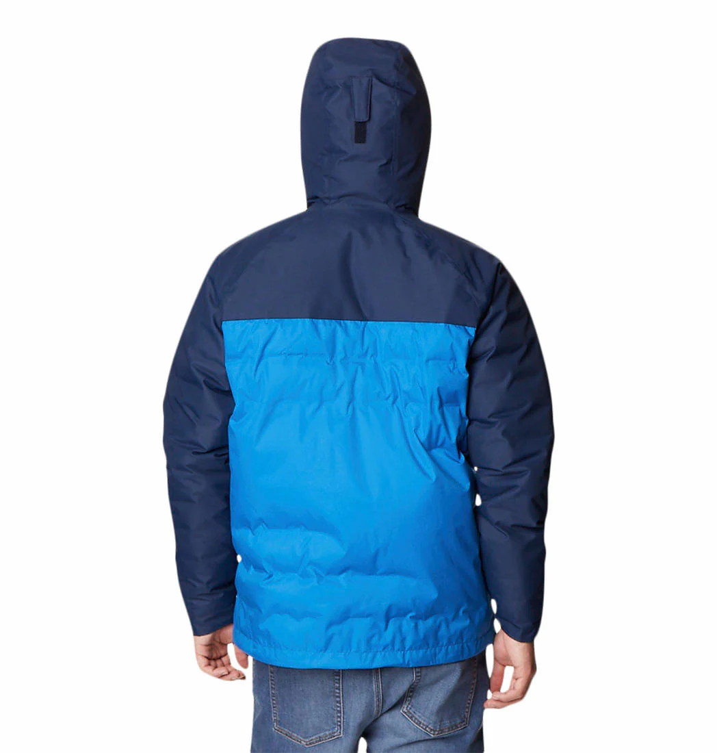 Columbia Men Blue Grand Trek II Down Hooded Jacket - Image 8