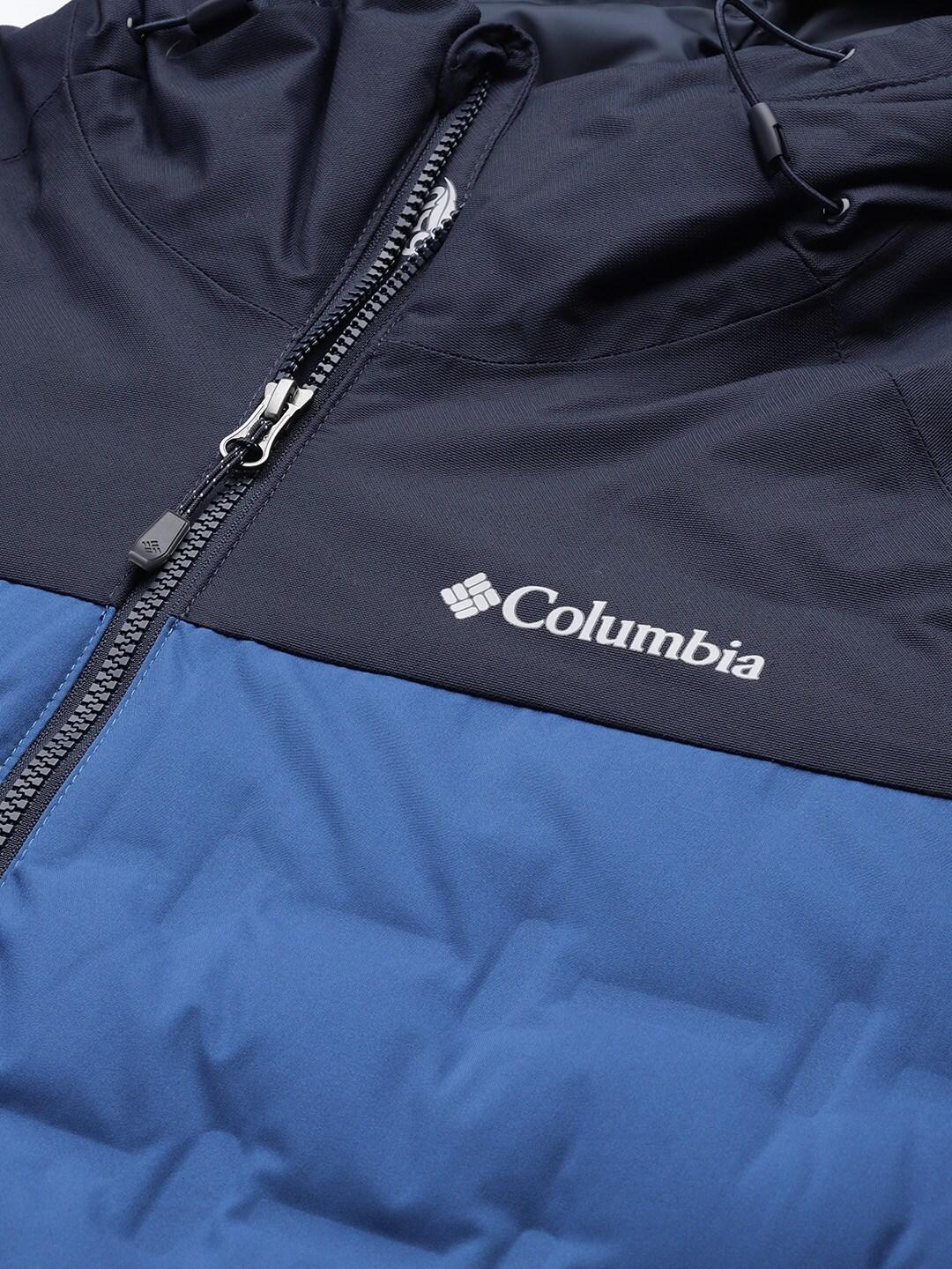 Columbia Men Blue Grand Trek II Down Hooded Jacket - Image 9