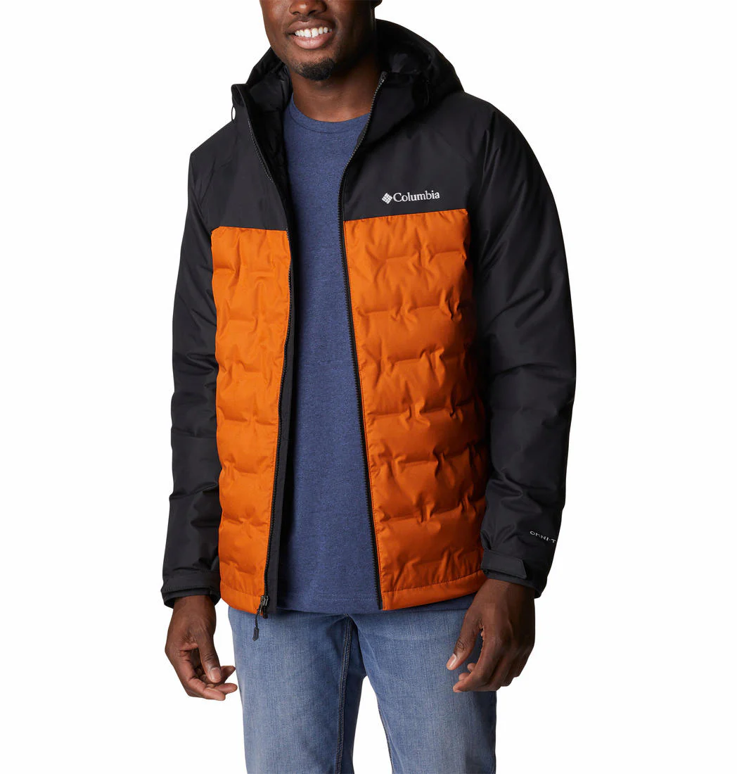 Columbia Men Orange Grand Trek II Down Hooded Jacket - Image 6