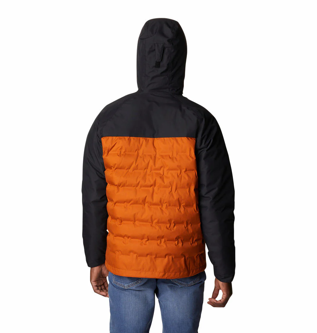 Columbia Men Orange Grand Trek II Down Hooded Jacket - Image 7