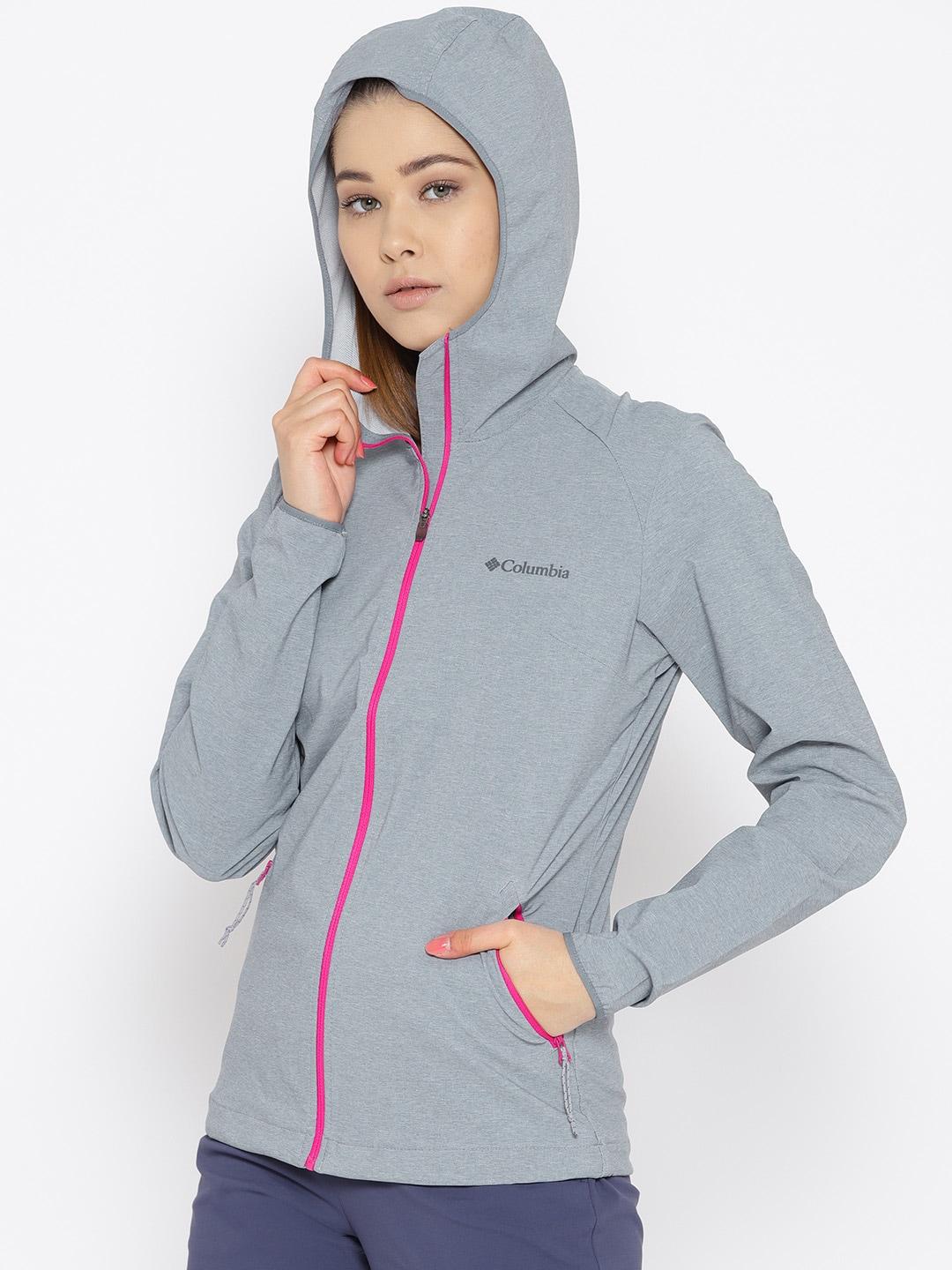Columbia Women Grey Heather Canyon Softshell Jacket - Image 3