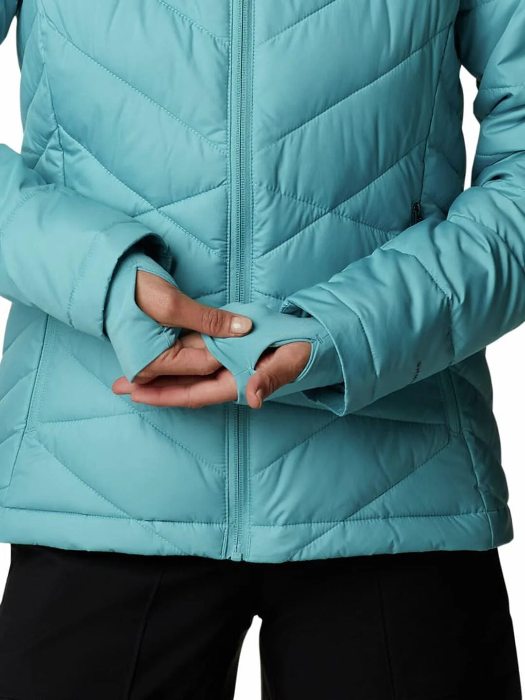 Columbia Women Blue Heavenly Hooded Jacket - Image 7