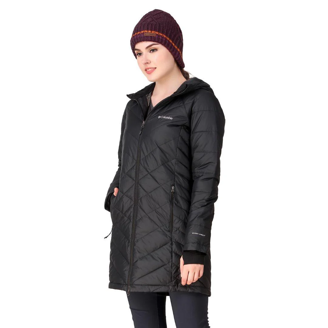 Columbia Women Black Heavenly Long Hooded Jacket - Image 2