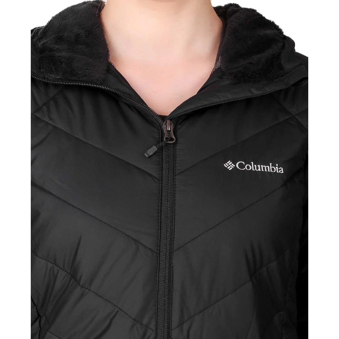 Columbia Women Black Heavenly Long Hooded Jacket - Image 6
