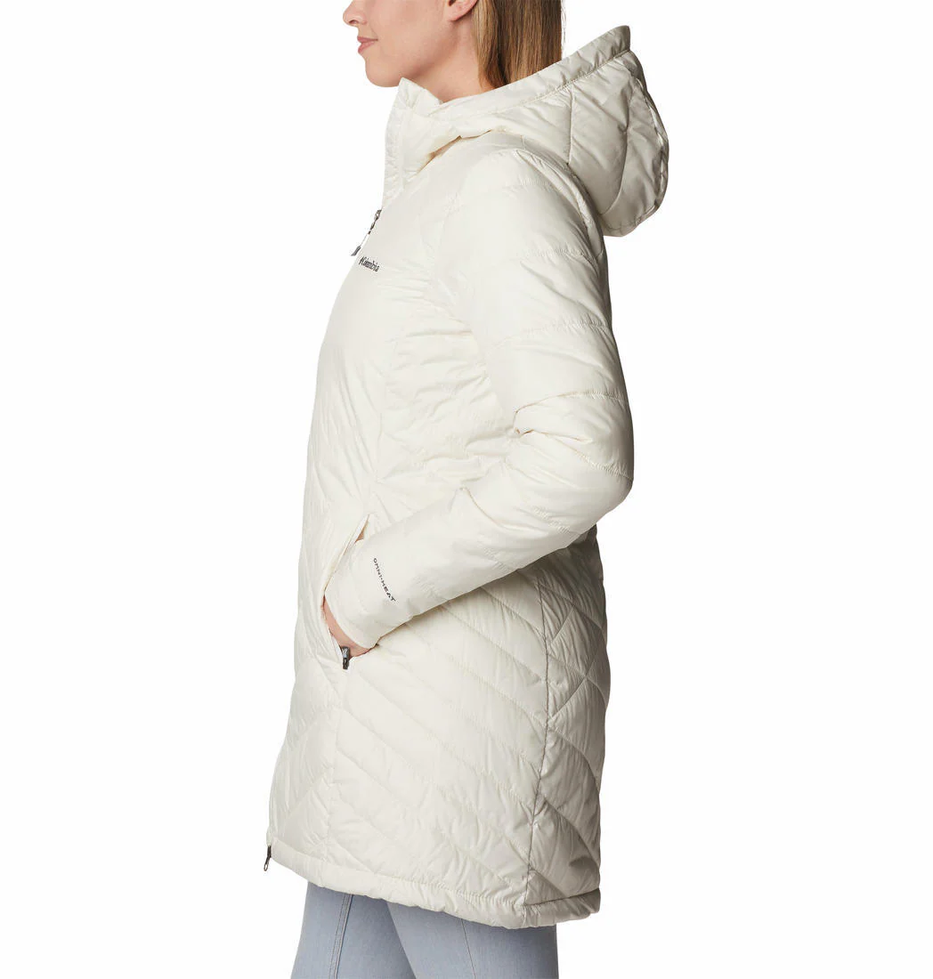Columbia Women White Heavenly Long Hooded Jacket - Image 2