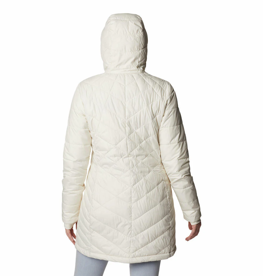 Columbia Women White Heavenly Long Hooded Jacket - Image 6