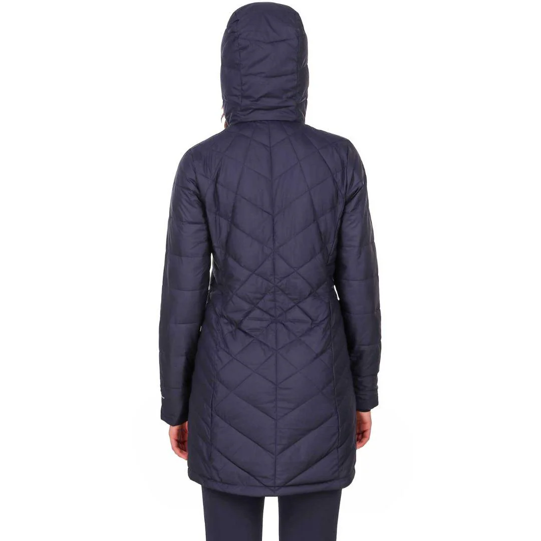 Columbia Women Navy Blue Heavenly Long Hooded Jacket - Image 7