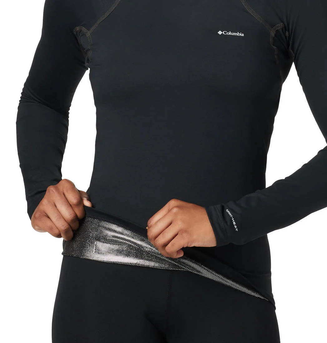 Columbia Women Black Heavyweight Stretch Long Sleeve Top (Non Returnable) - Image 2