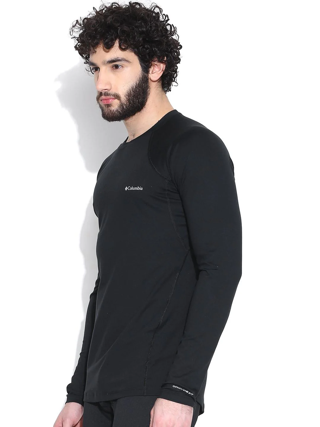 Columbia Men Black Heavyweight Stretch Long Sleeve Top (Non Returnable) - Image 2
