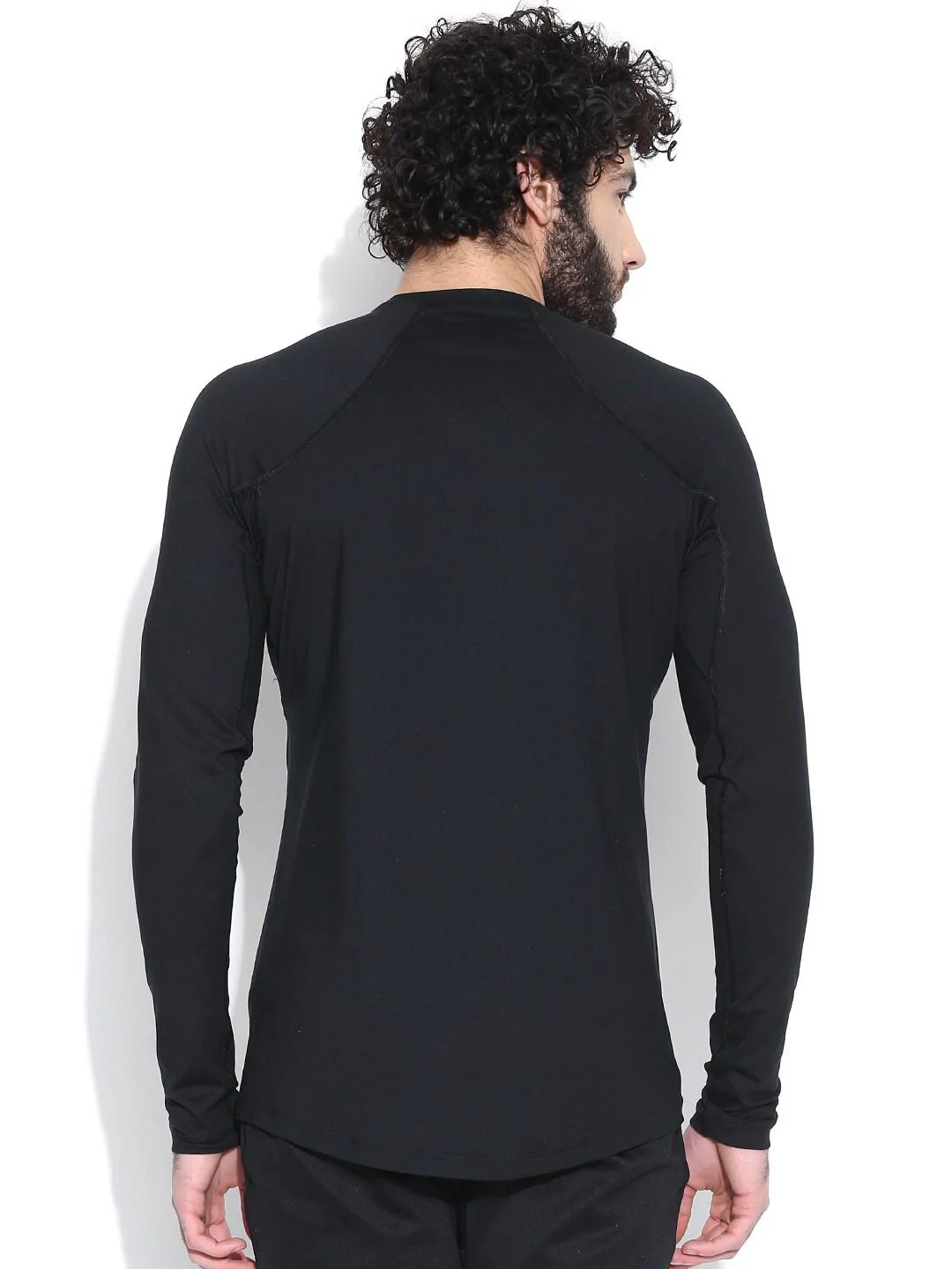 Columbia Men Black Heavyweight Stretch Long Sleeve Top (Non Returnable) - Image 4