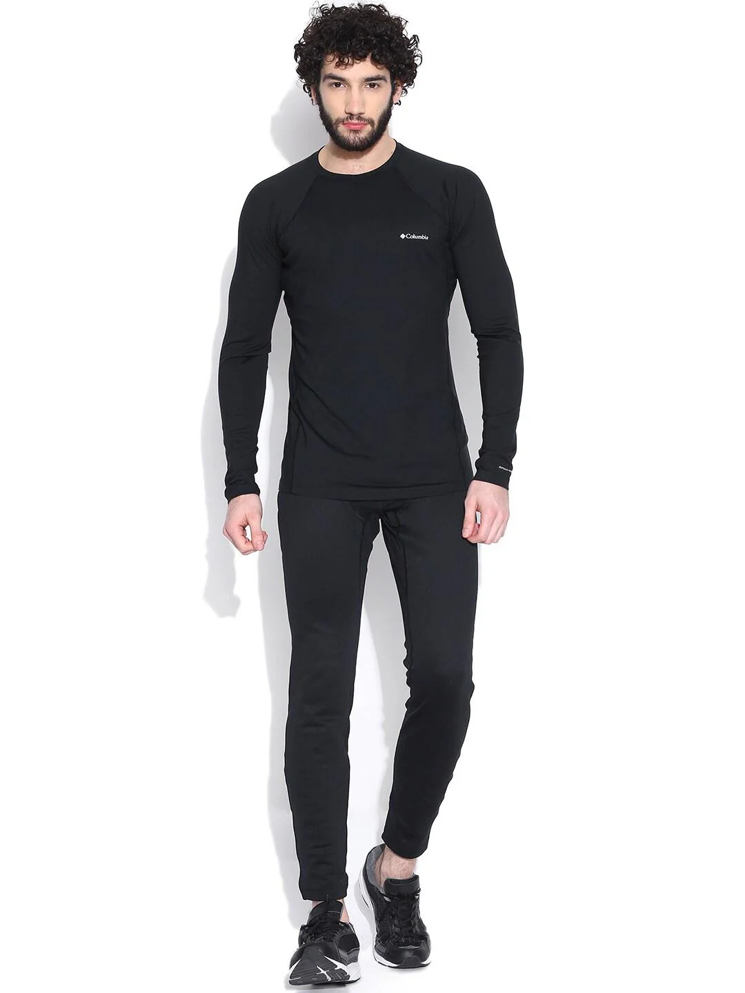 Columbia Men Black Heavyweight Stretch Long Sleeve Top (Non Returnable) - Image 6