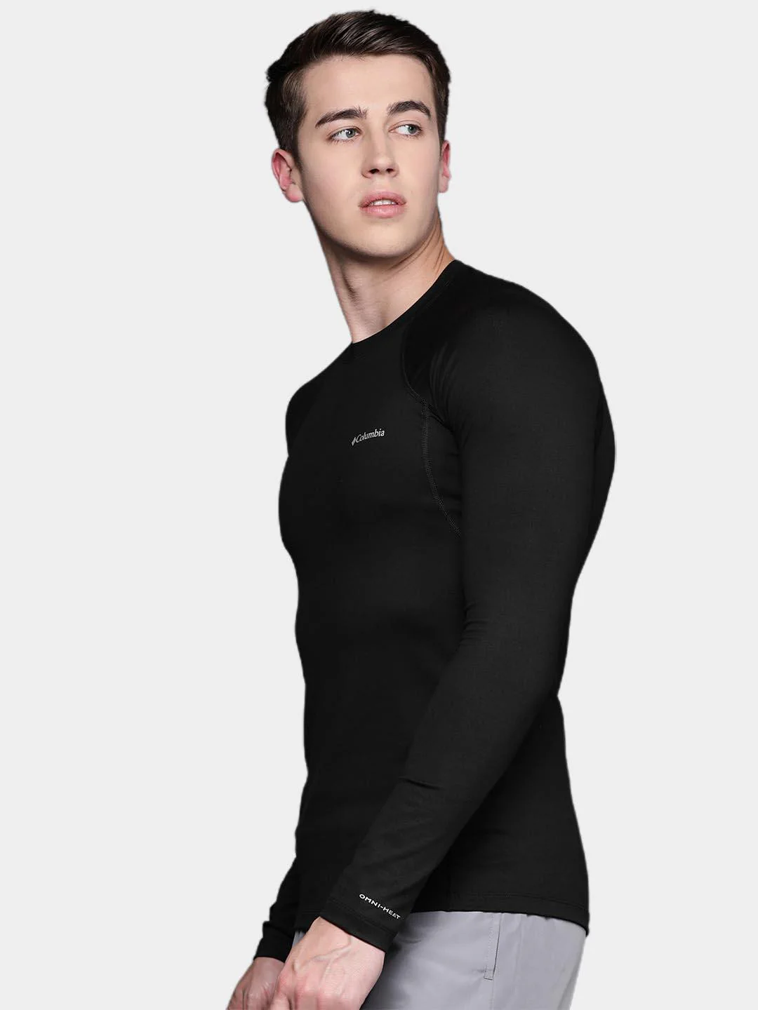 Columbia Men Black Heavyweight Stretch Long Sleeve Top (Non Returnable) - Image 9