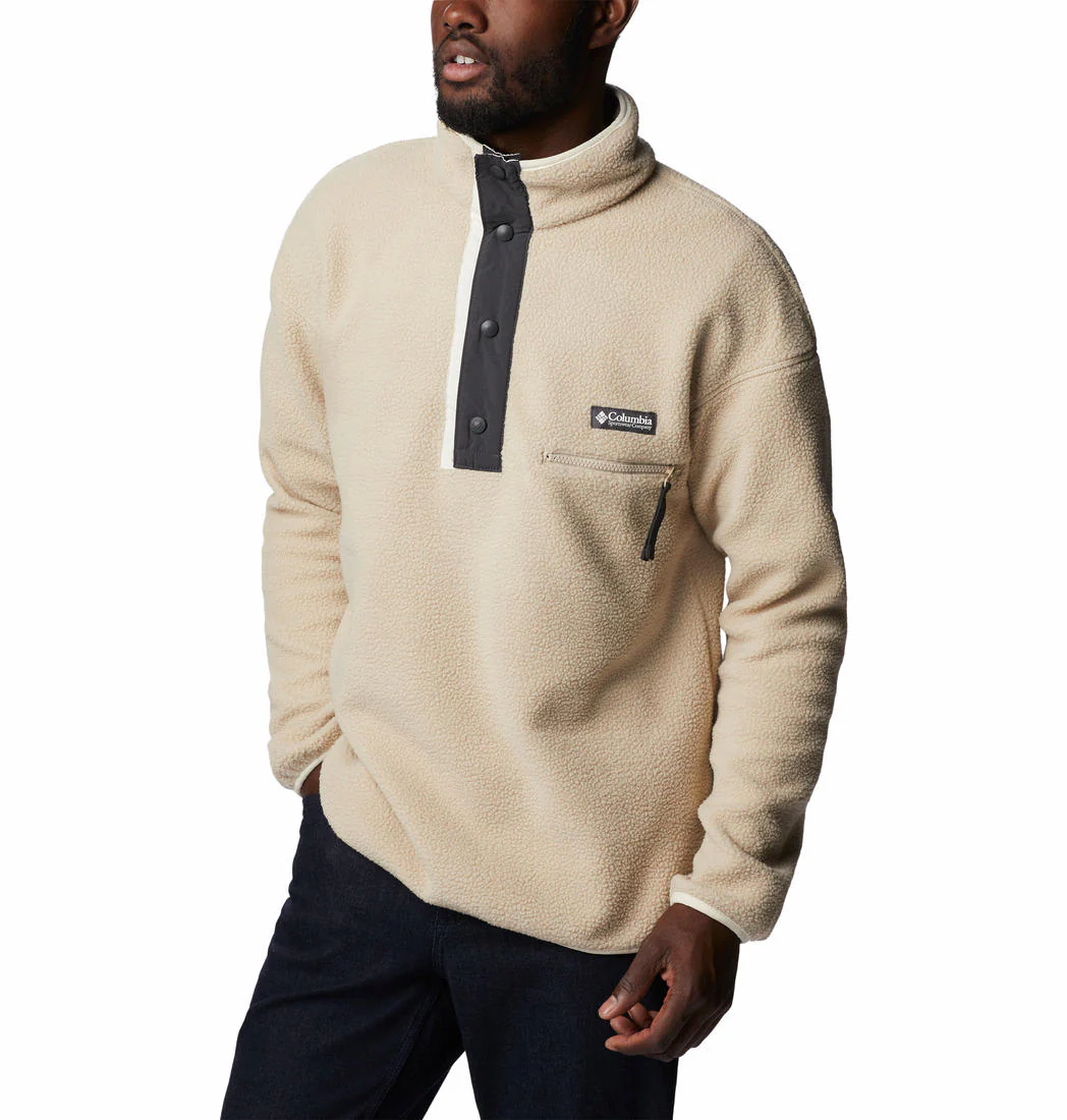 Columbia Men Brown Helvetia Half Snap Fleece - Image 4