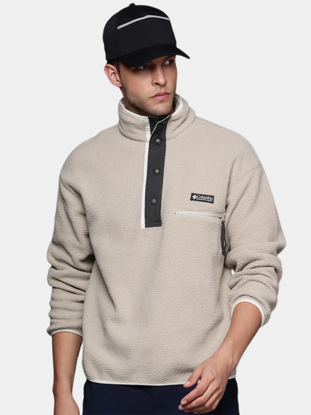 Columbia Men Brown Helvetia Half Snap Fleece - Image 7