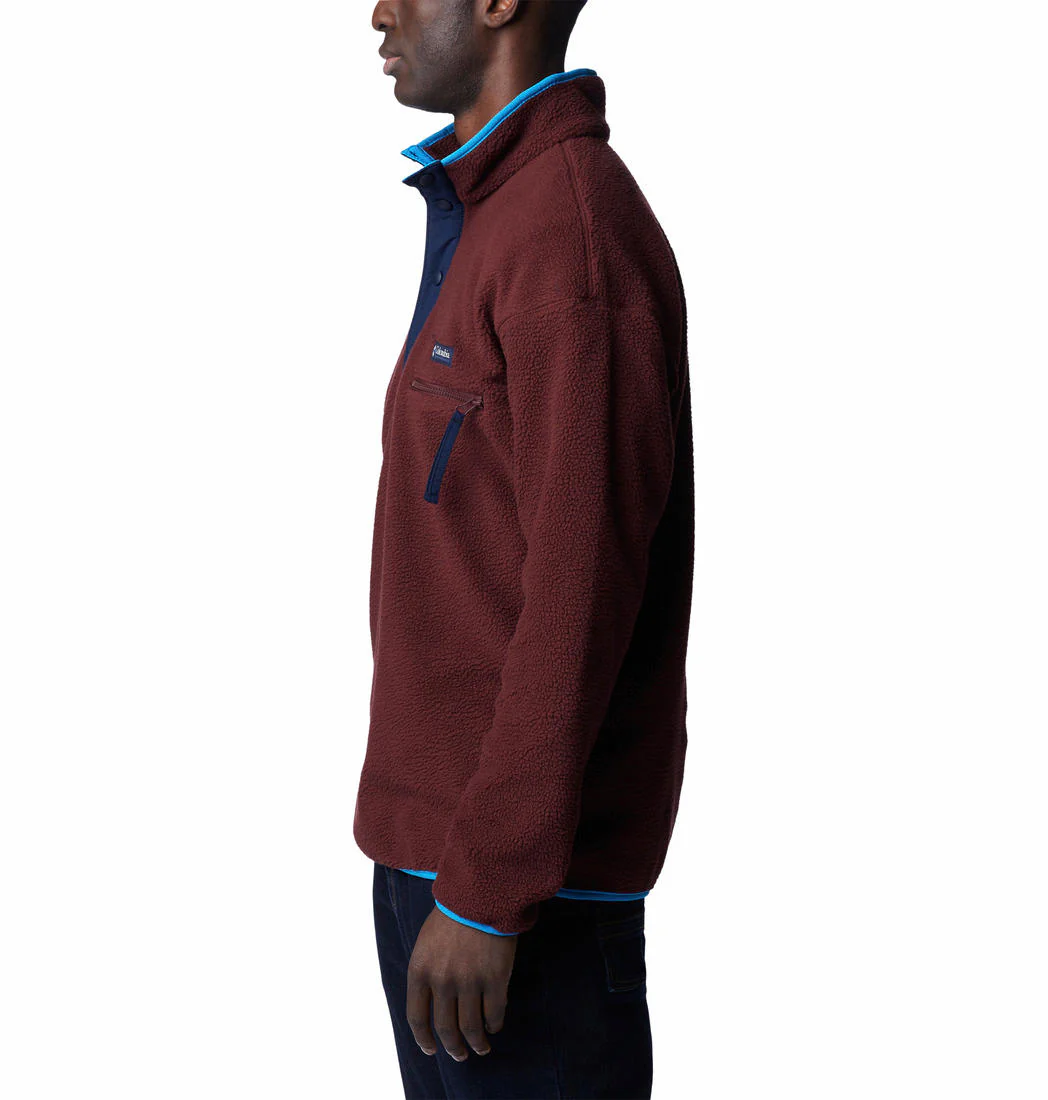 Columbia Men Maroon Helvetia Half Snap Fleece - Image 2