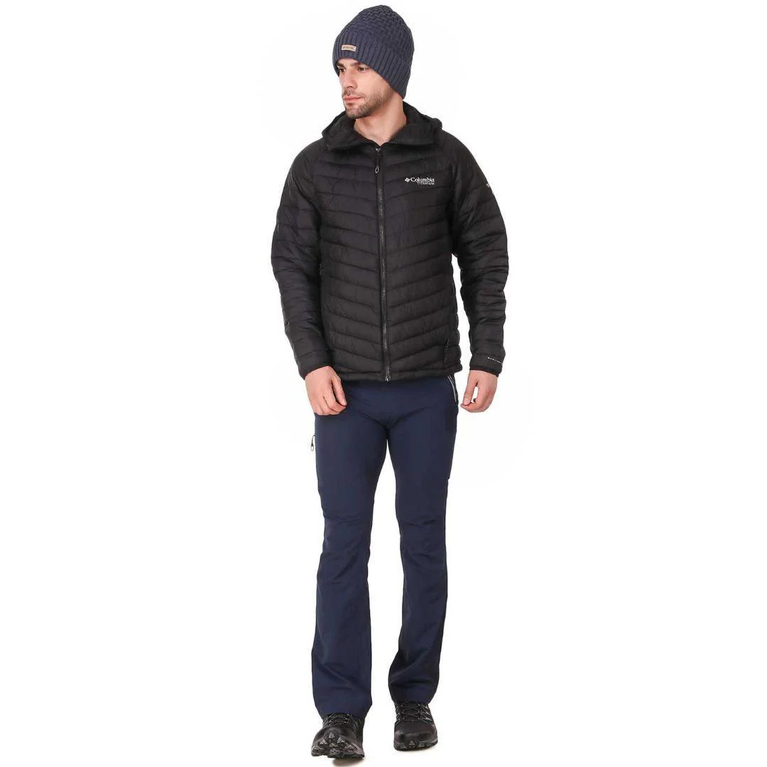 Columbia Unisex Navy Blue Hideaway Haven Cabled Beanie - Image 2