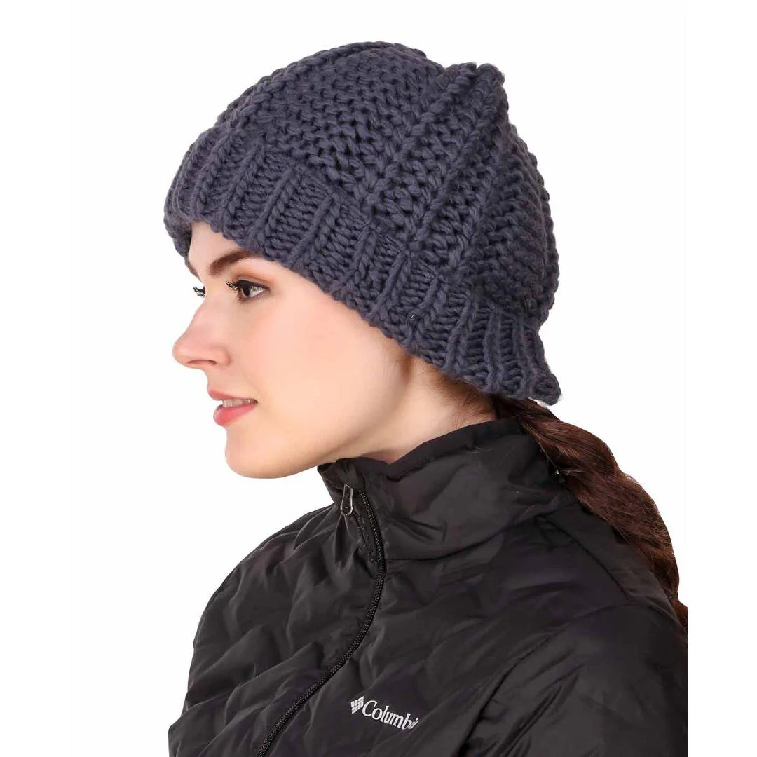 Columbia Women Navy Blue Hideaway Haven Slouchy Beanie - Image 4