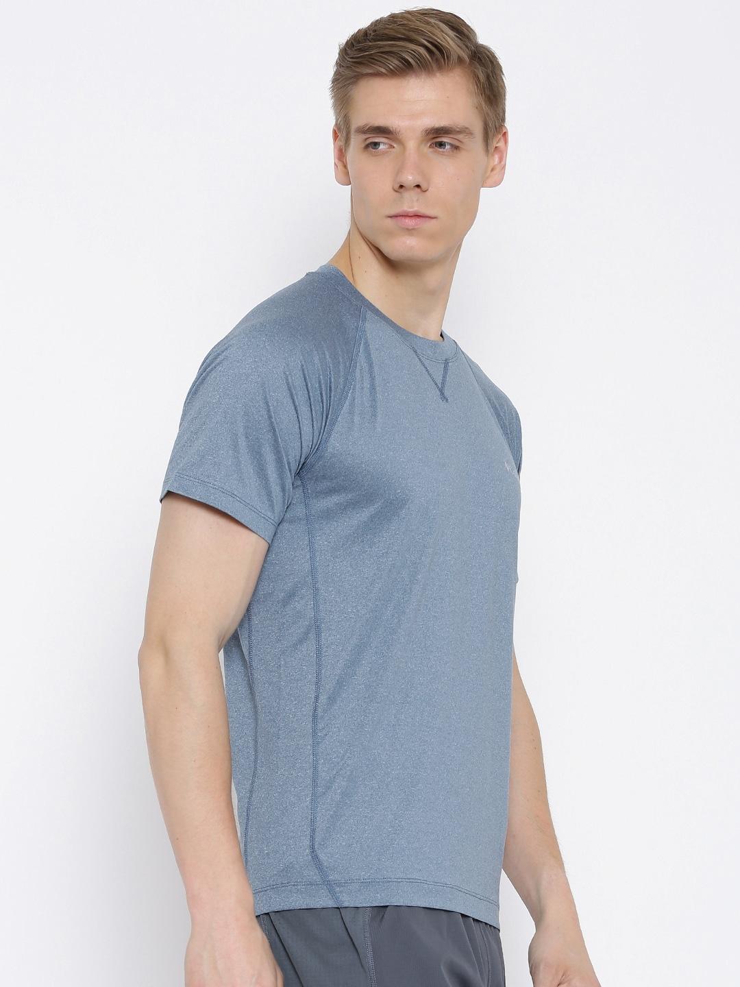 Columbia Men Blue High and Dry II Short Sleeve Shirt (Sun Protection) - Image 3