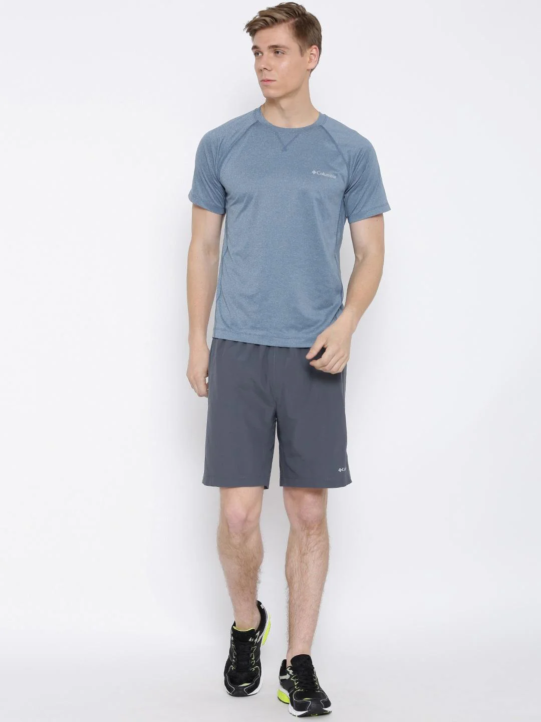 Columbia Men Blue High and Dry II Short Sleeve Shirt (Sun Protection) - Image 5