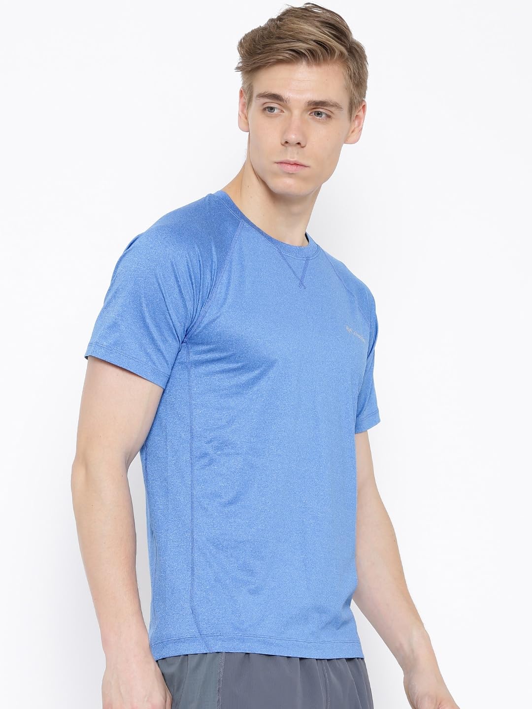 Columbia Men Blue High and Dry II Short Sleeve Shirt (Sun Protection) - Image 5