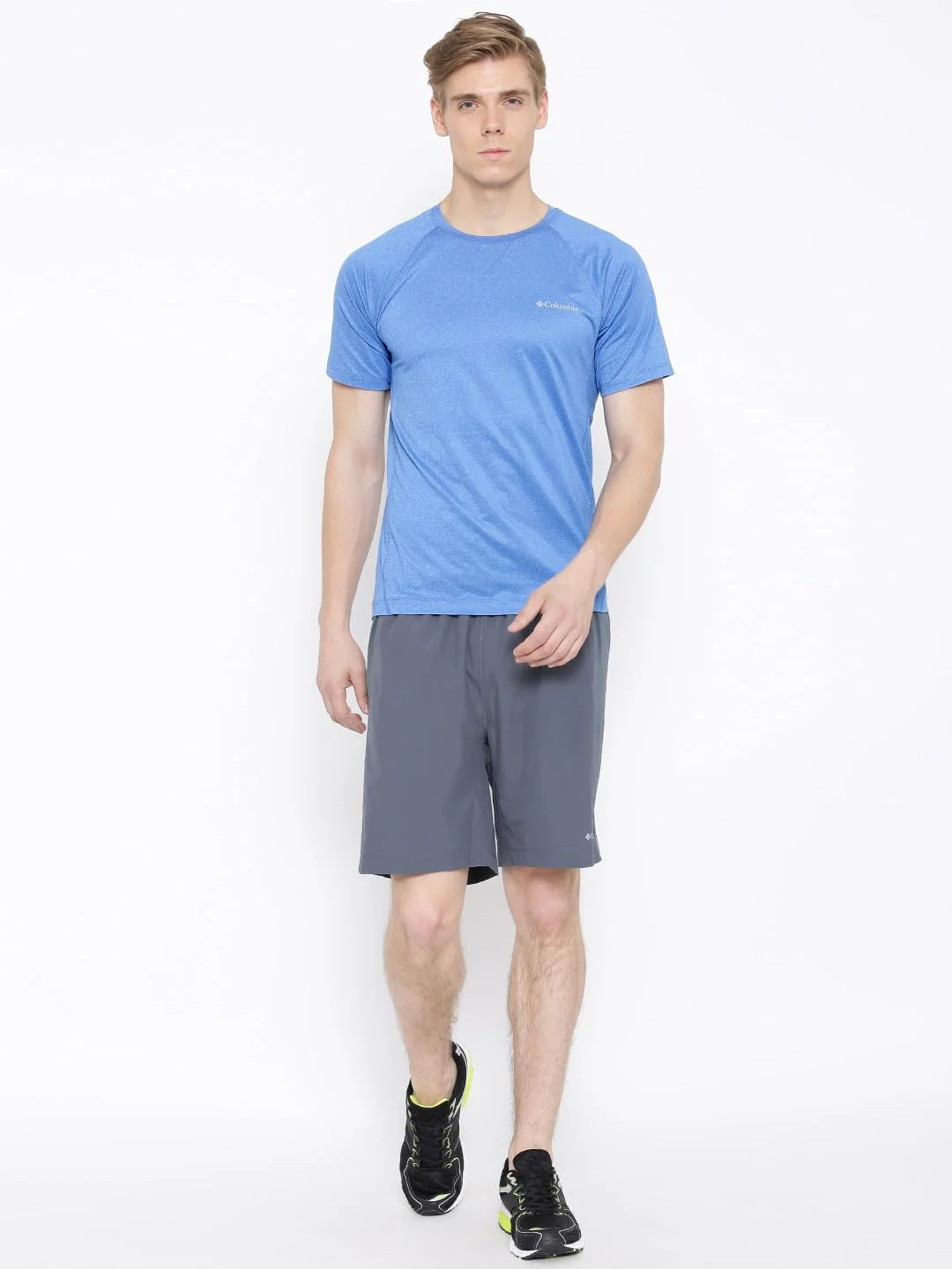 Columbia Men Blue High and Dry II Short Sleeve Shirt (Sun Protection) - Image 7