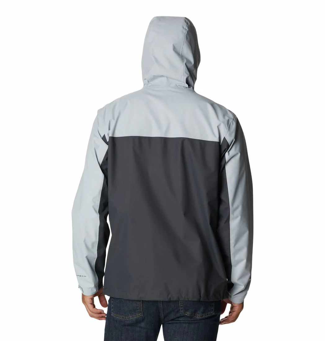 Columbia Men Grey Hikebound Jacket Waterproof - Image 4