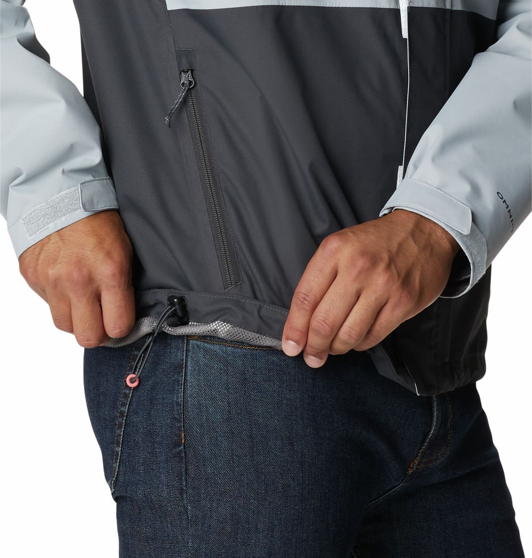 Columbia Men Grey Hikebound Jacket Waterproof - Image 5