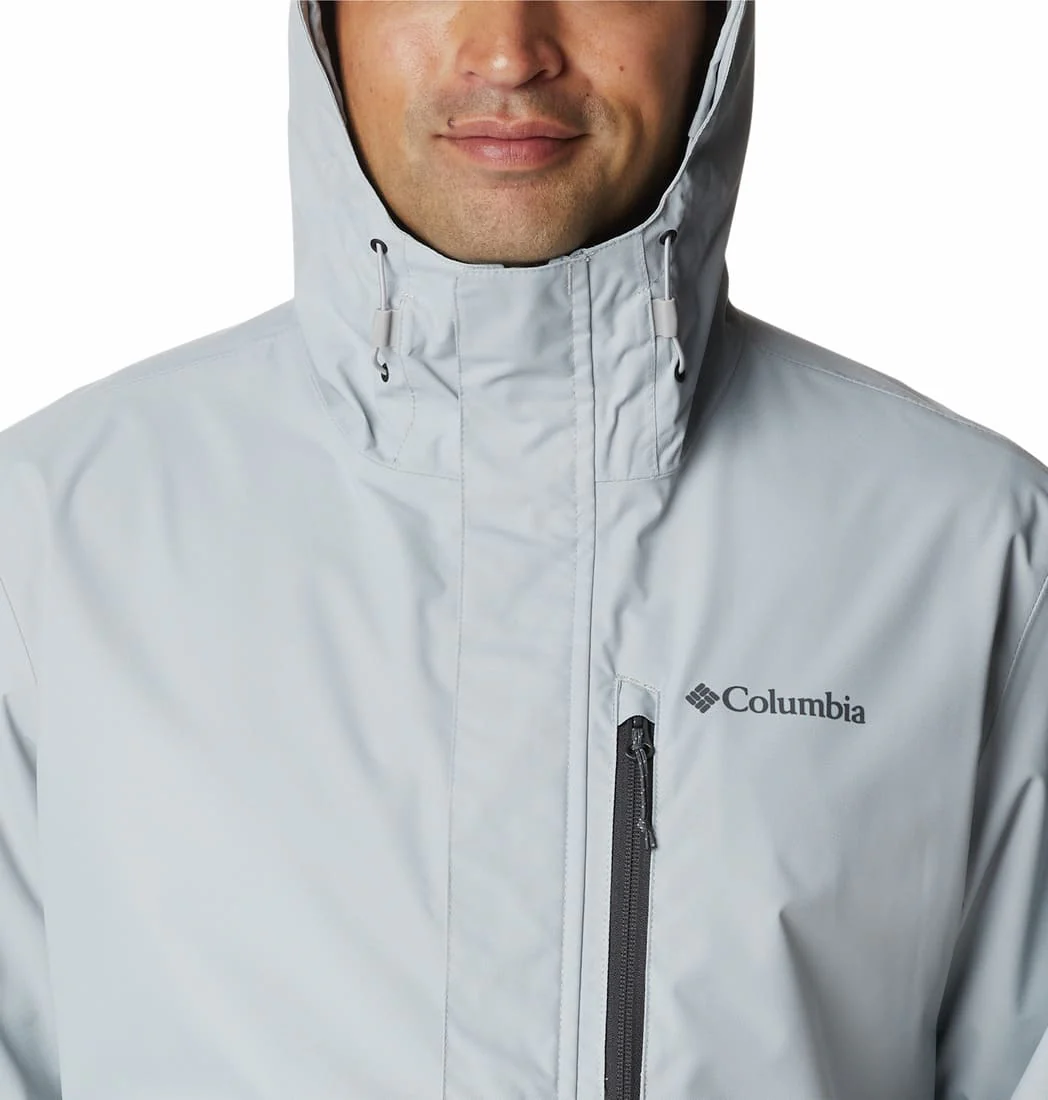 Columbia Men Grey Hikebound Jacket Waterproof - Image 7