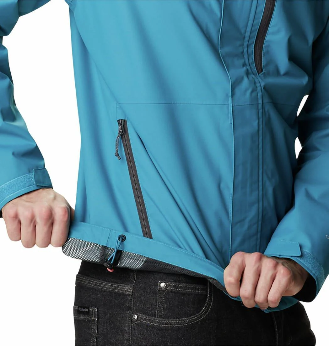 Columbia Men Blue Hikebound Jacket Waterproof - Image 5