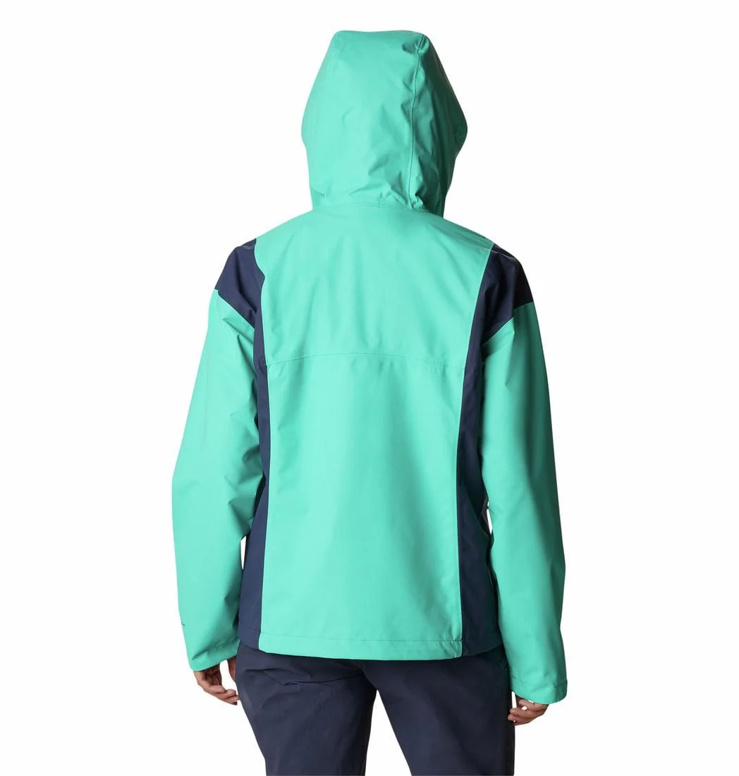 Columbia Women Green Hikebound Jacket Waterproof - Image 4