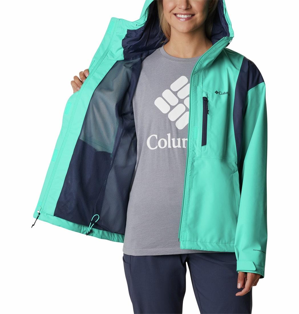 Columbia Women Green Hikebound Jacket Waterproof - Image 6