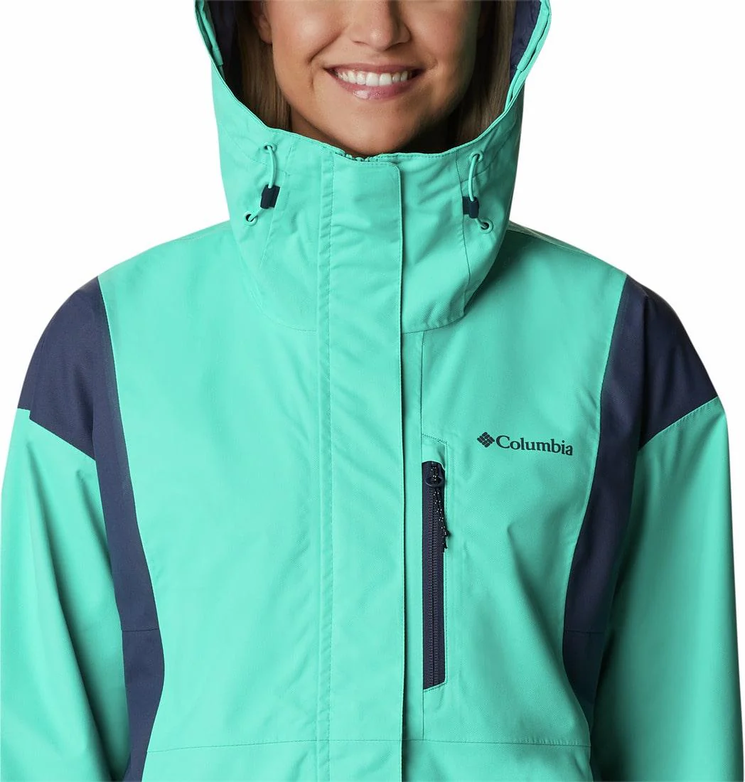 Columbia Women Green Hikebound Jacket Waterproof - Image 7