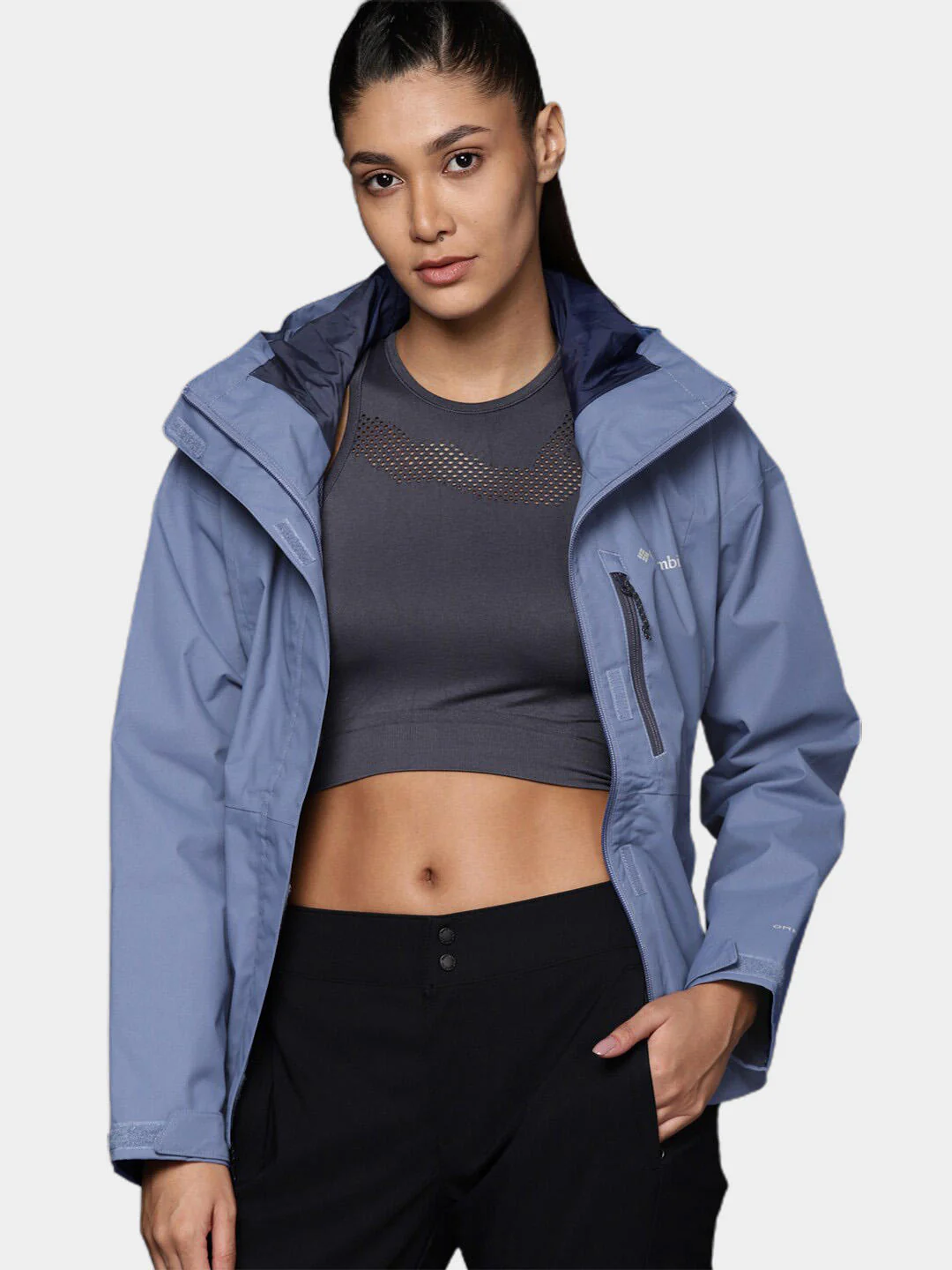 Columbia Women Blue Hikebound Jacket Waterproof - Image 9