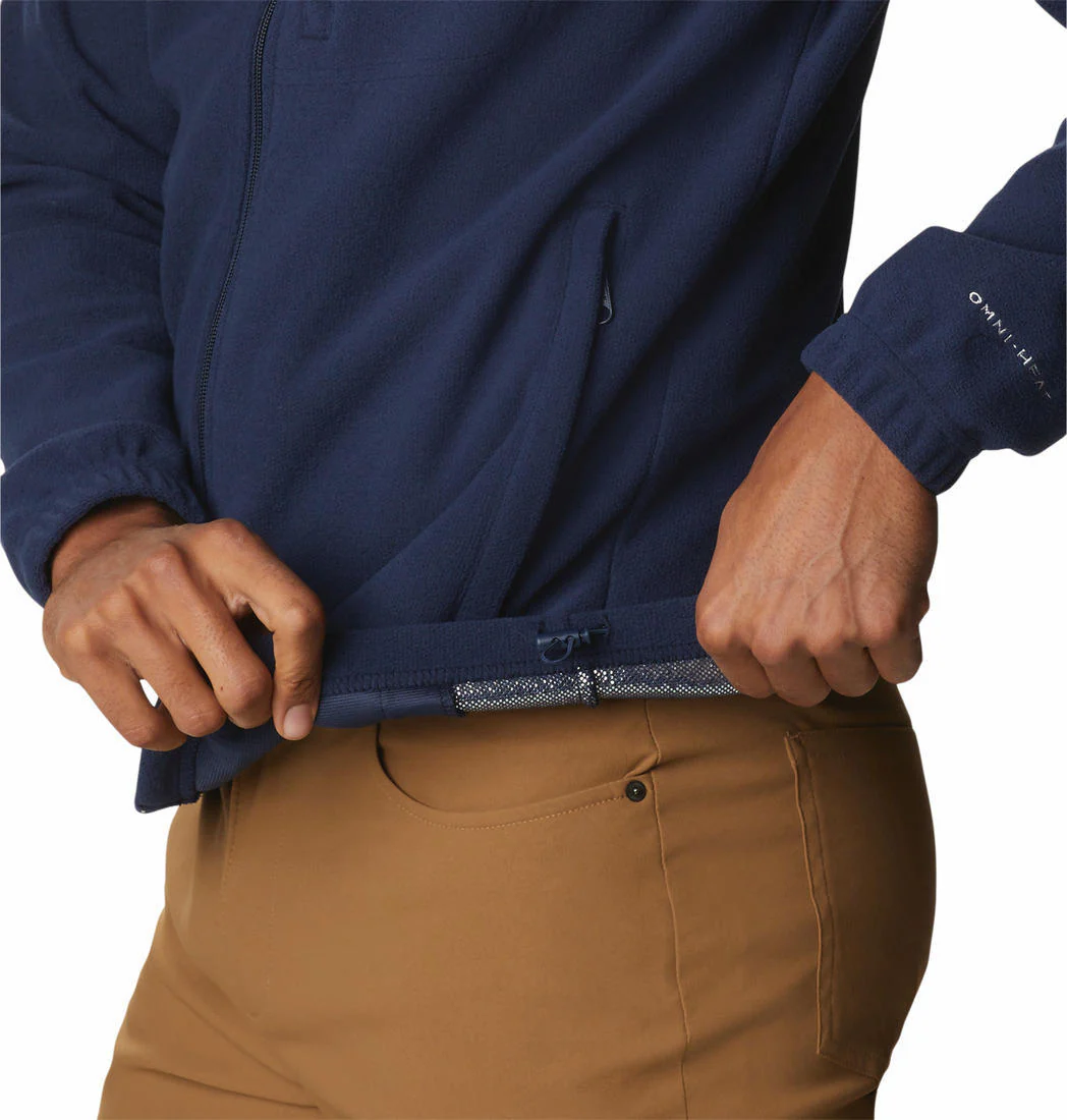 Columbia Men Blue Hot Dots III Full Zip Fleece - Image 5