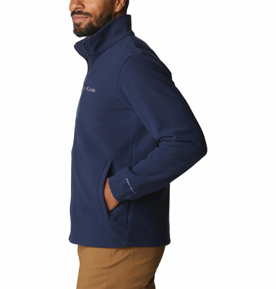 Columbia Men Blue Hot Dots III Full Zip Fleece - Image 8
