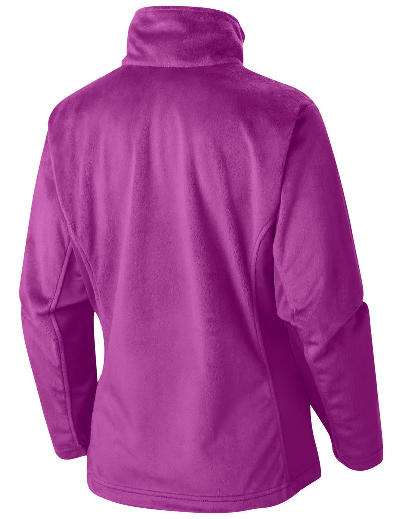 Columbia Women Purple Hotdots II Full Zip - Image 2