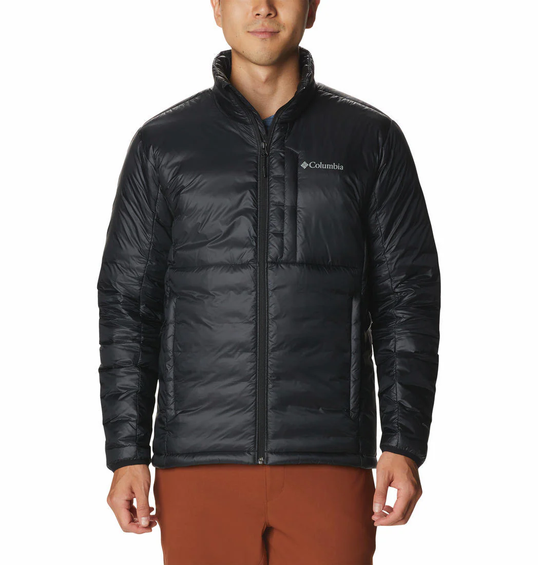 Columbia Men Black Infinity Summit Double Wall Down Jacket