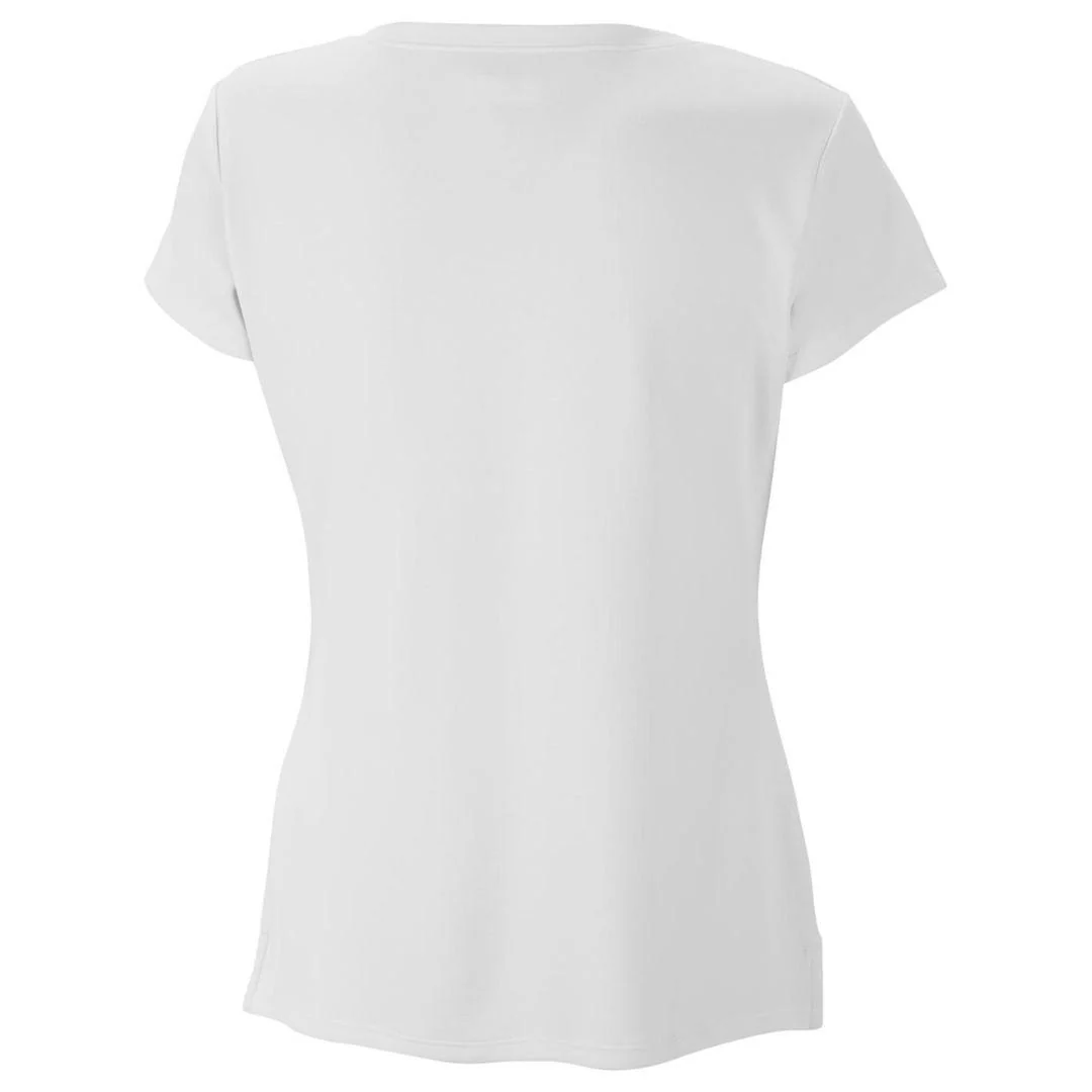 Columbia Women White Innisfree Short Sleeve Shirt - Image 2
