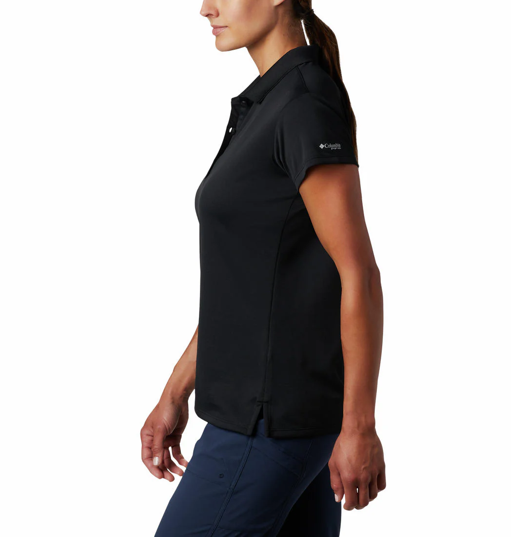 Columbia Women Black Innisfree SS Polo (Sun Protection) - Image 3