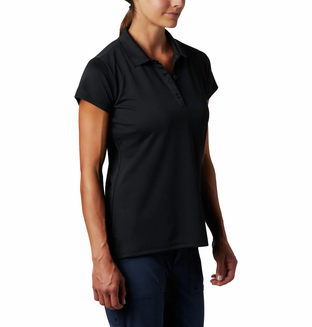 Columbia Women Black Innisfree SS Polo (Sun Protection) - Image 4