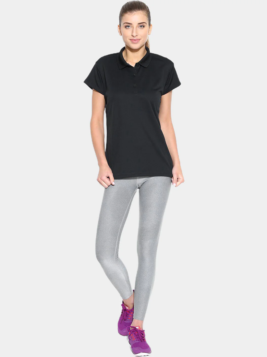 Columbia Women Black Innisfree SS Polo (Sun Protection) - Image 8