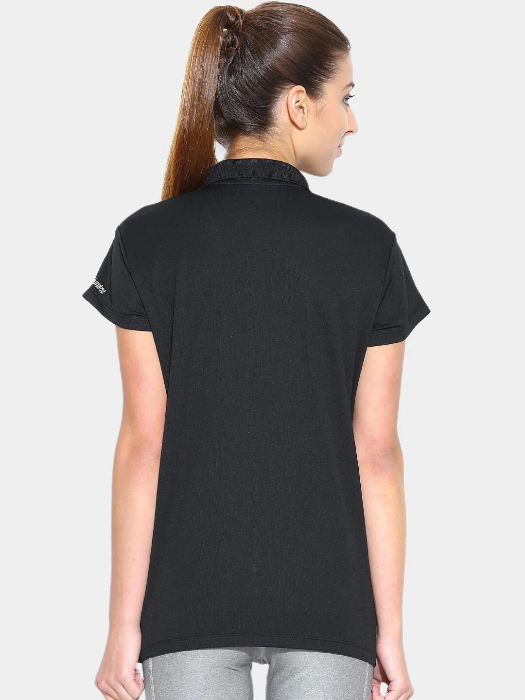 Columbia Women Black Innisfree SS Polo (Sun Protection) - Image 9