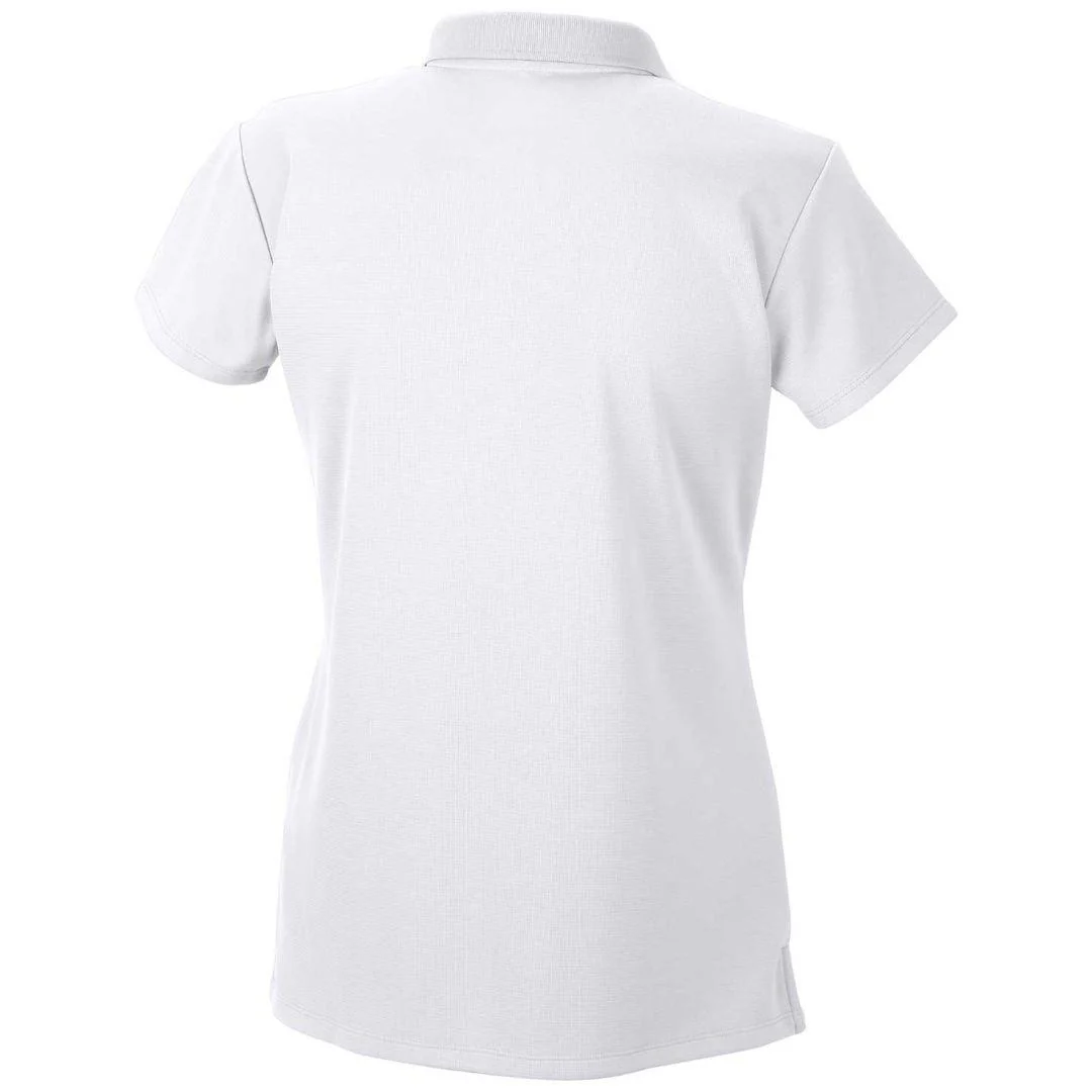 Columbia Women White Innisfree SS Polo (Sun Protection) - Image 2