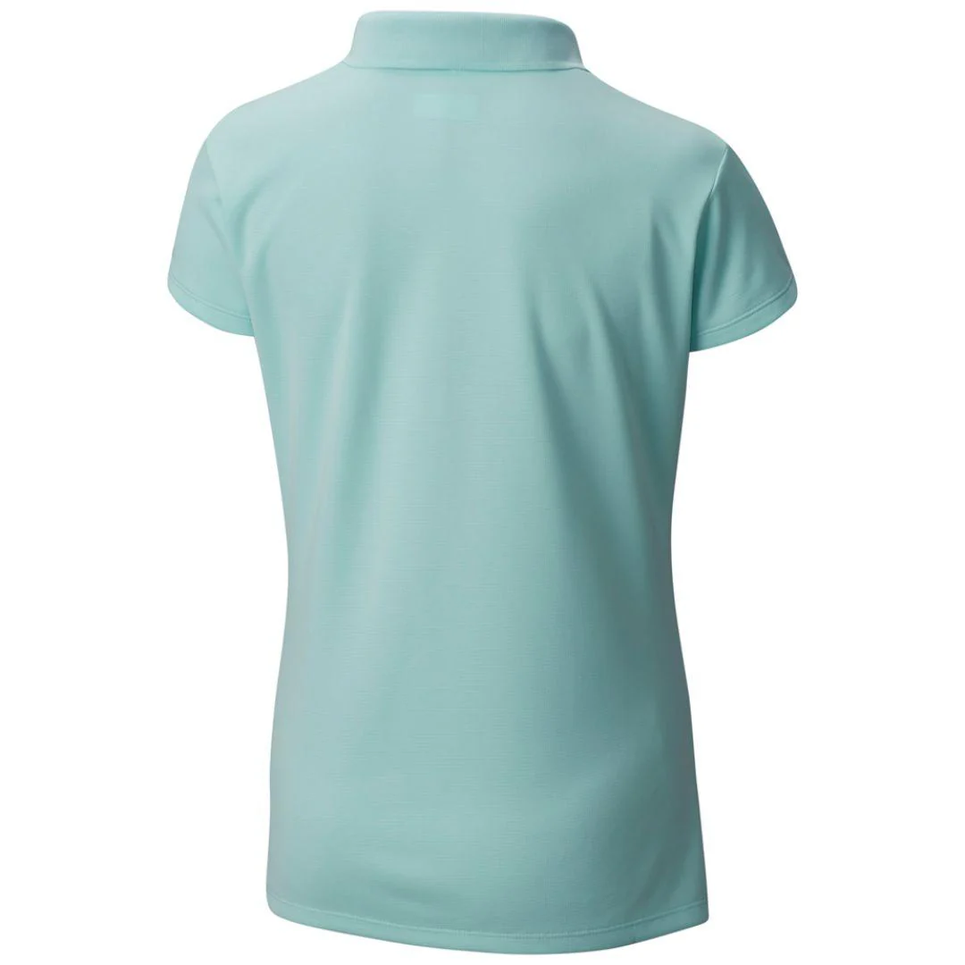 Columbia Women Green Innisfree SS Polo (Sun Protection) - Image 2