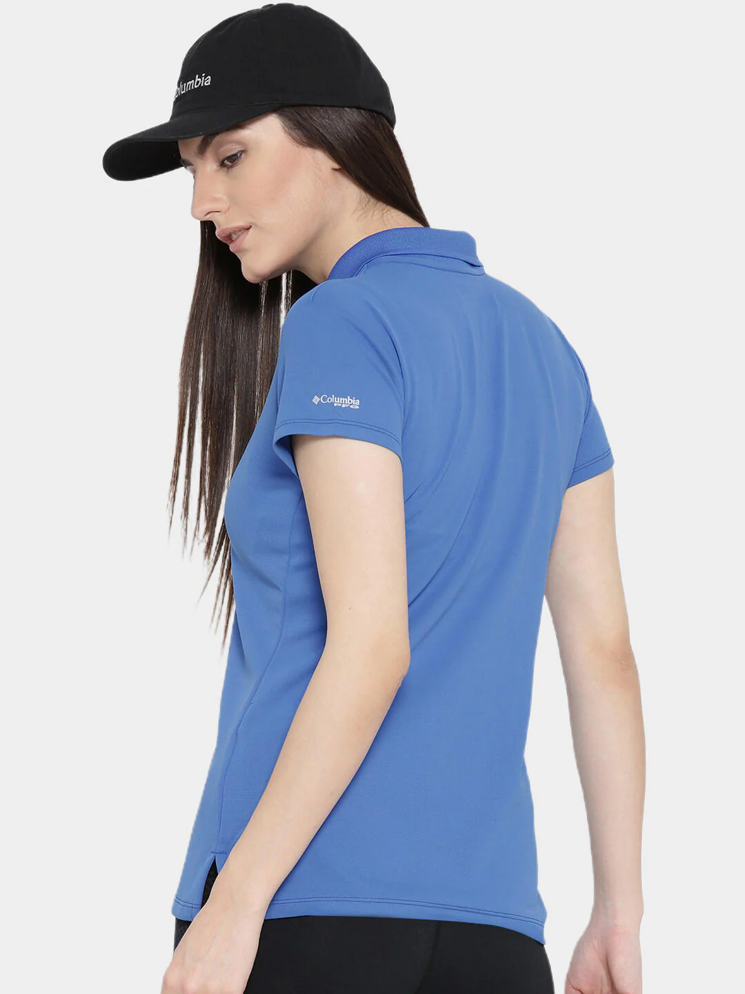 Columbia Women Blue Innisfree SS Polo (Sun Protection) - Image 5